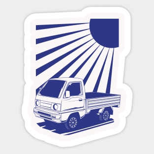 Jdm carry legend blue print Sticker